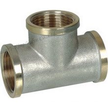 Nickel Plted Brass Female Tee Fitting (YD-6035)